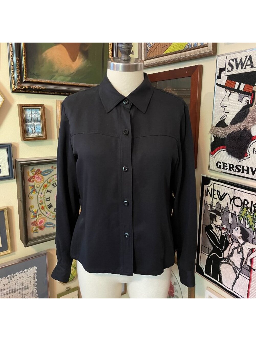 Pendleton Black Tencel & Lyocell Lightweight Woven Shirt Jacket Size L Shacket